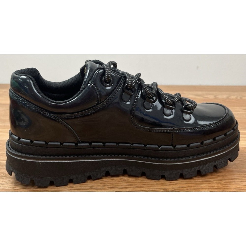 Skechers Jammers Cool Block Shoes Black Faux Patent Leather Women's Size 10 NEW - Picture 9 of 13